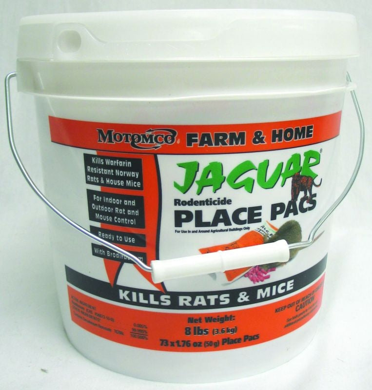Jaguar Rodenticide Pail 73 50 Gm Pacs