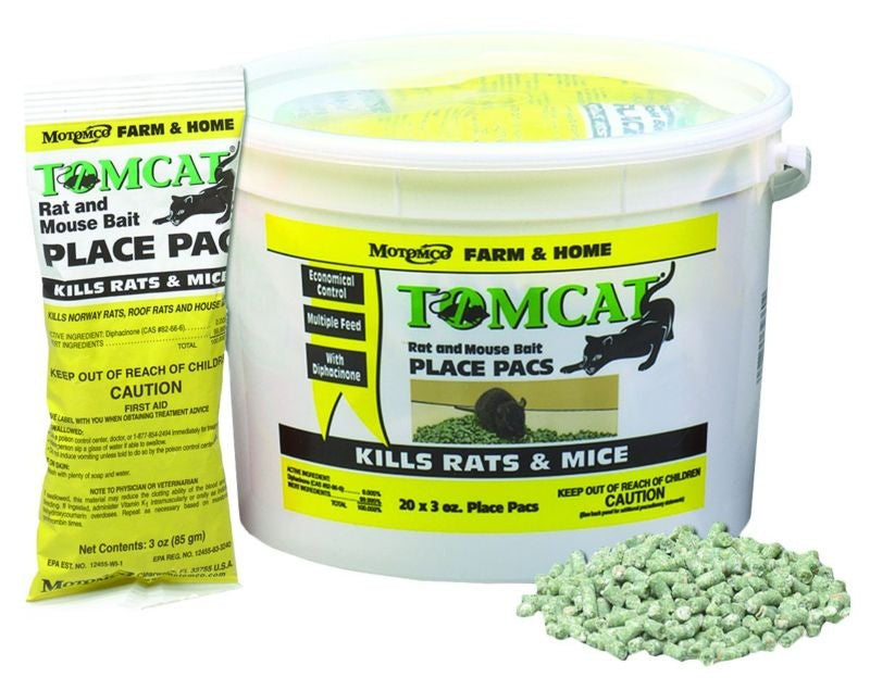 Tomcat Rat And Mouse Bait Place Pack 3oz