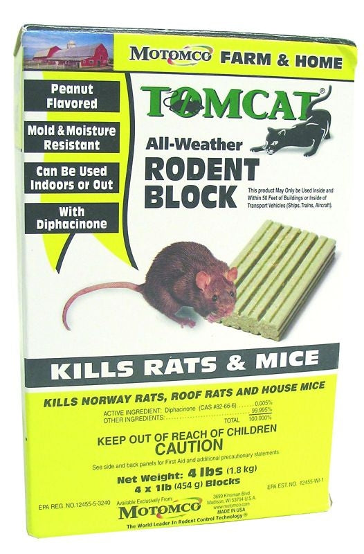 Tomcat All-Weather Rodent Block 1lb