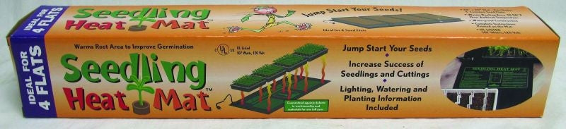 Hydrofarm Seedling Heat Mat 9 x 19.5 Black