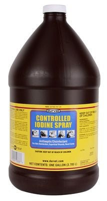 Durvet Controlled Iodine Spray 1 Gallon