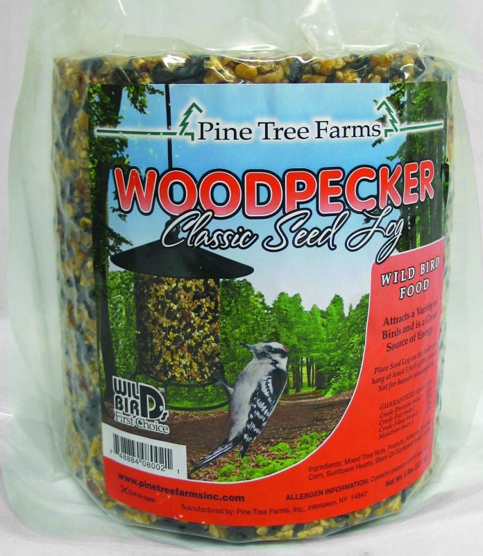Pine Tree Farms Woodpecker Classic Seed Log 40oz