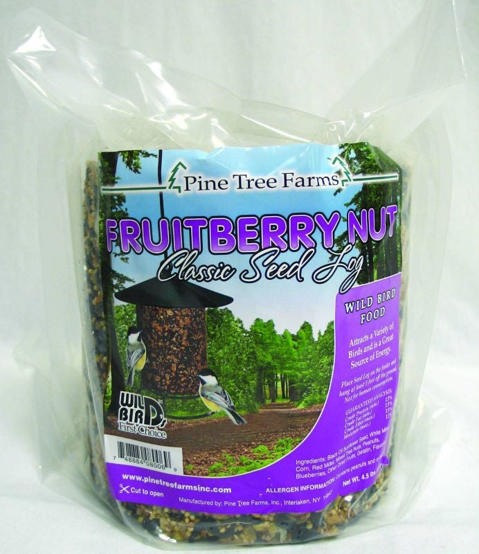 Pine Tree Fruit-Berry-Nut Classic Seed Log 28oz