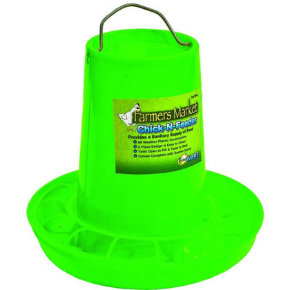 Ware Farmers Market Chick-N-Feeder Medium Green
