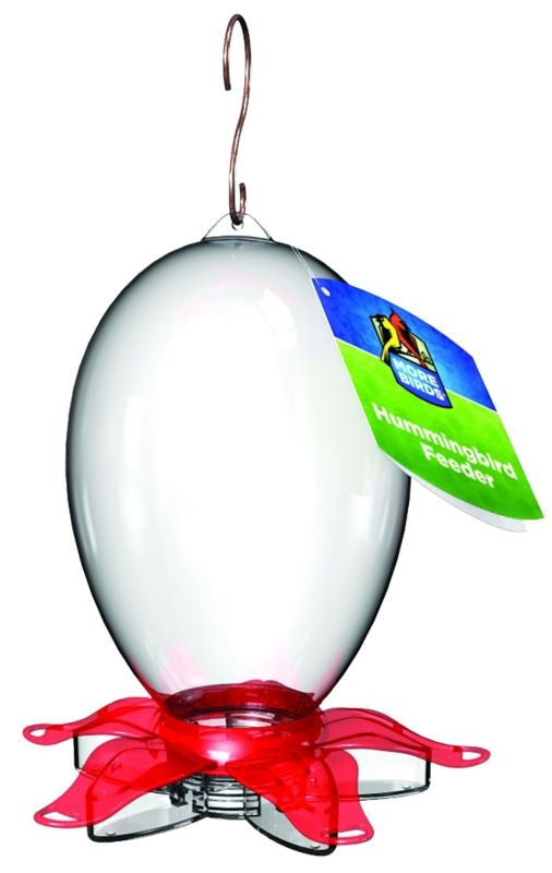 More Birds Joy Hummingbird Feeder 28oz Red