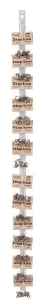 Tough1 Chicago Screw Assortment with Merchandising Strip