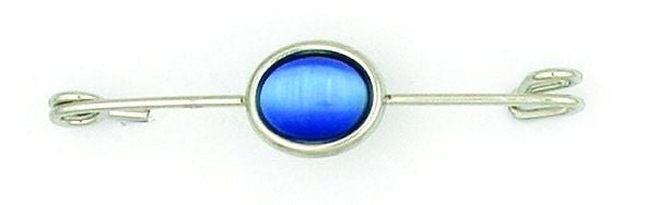 Finish Touch Contemporary Pin Sapphire Cats Eye