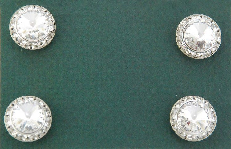 Finishing Touch Magnetic Tack Pin - Crystal Silver