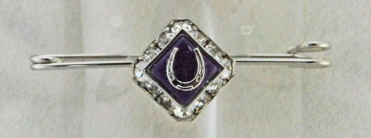 Finish Touch Rondelle/Horseshoe Stock Pin Jade 2in