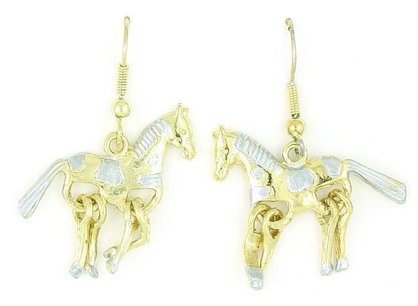 Finishing Touch 2Tone Hrs Wiggle Leg Earrings