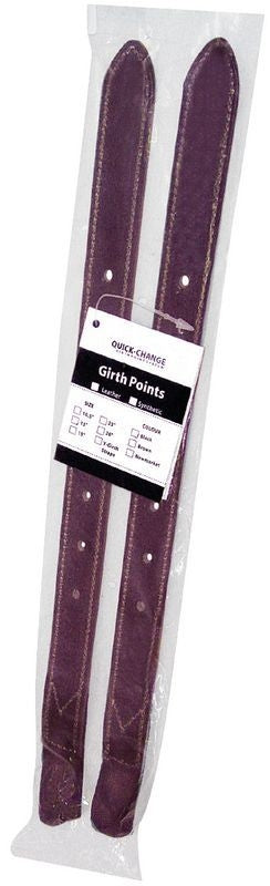 Quick-Change Leather Girth Points