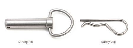 Replacement D-Ring Pin/Safety Clip - Hi-Tie System
