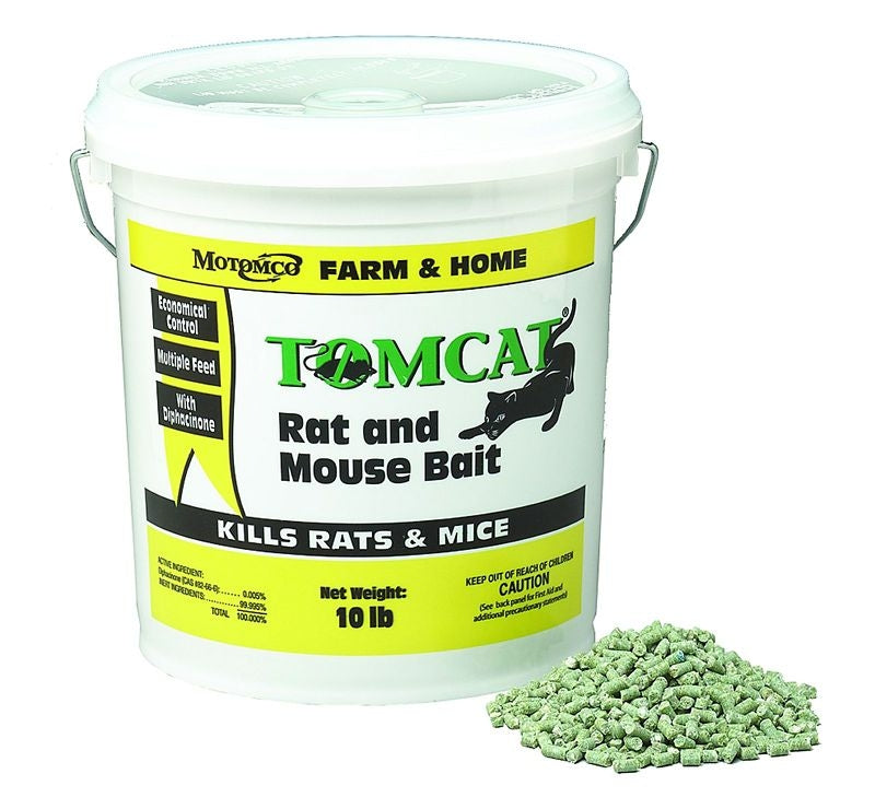 Tomcat Rat And Mouse Bait Pellets 10lb