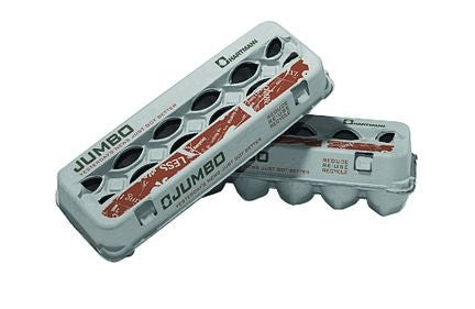 Egg Carton Jumbo 125 Pack Grey