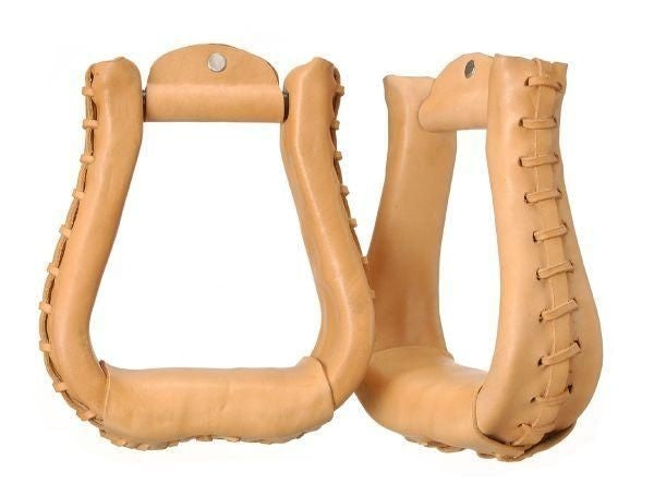 Tough1 Bell Bottom Stirrups Brn