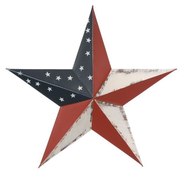 Gift Corral Patriotic Star 12 Bk/Wh