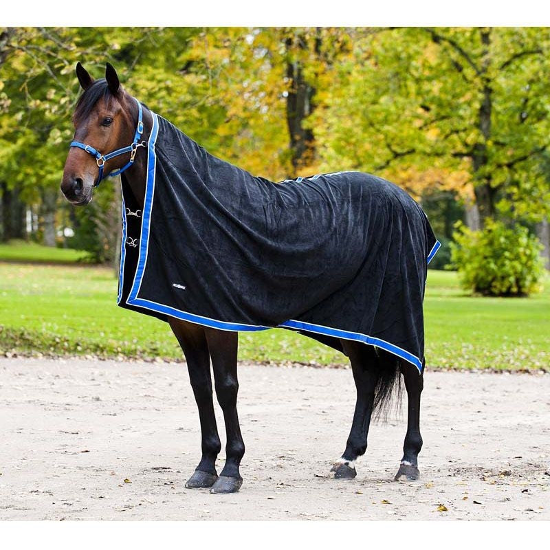 HorZe Square Fleece Cooler 84x90 Black/Black
