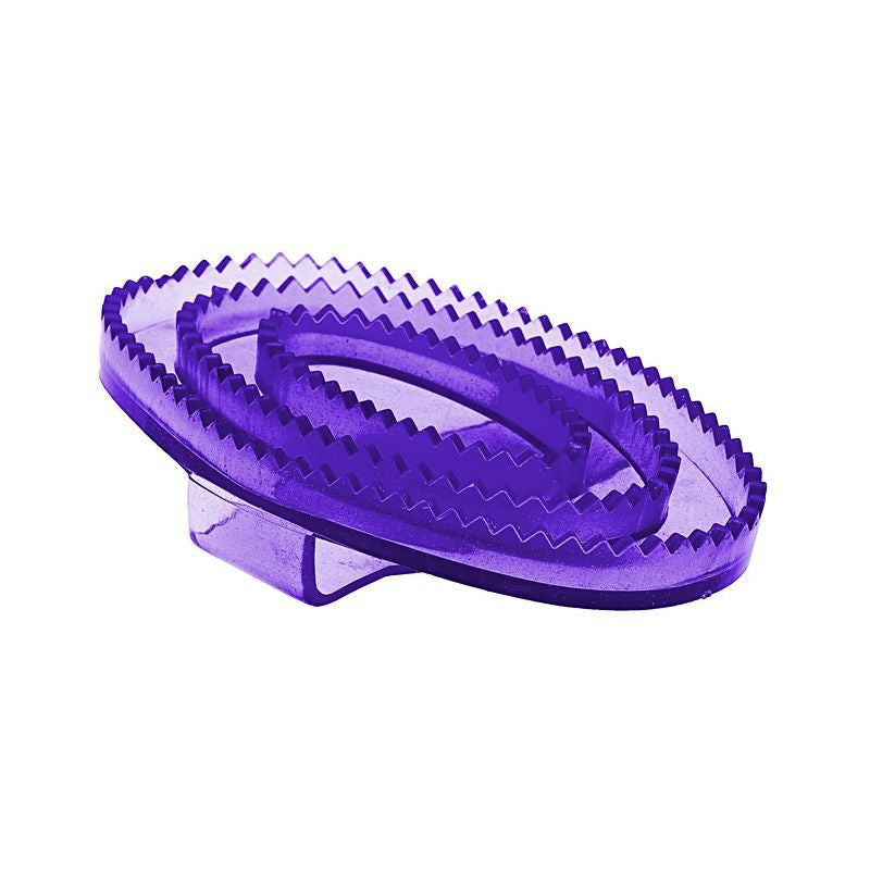 HorZe Flexible Curry Comb Blue