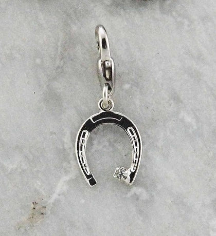 Barbary Horseshoe with Stone CharmCrystal