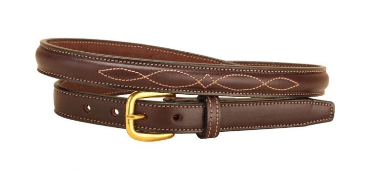 Tory Leather Fancy Stitched Belt