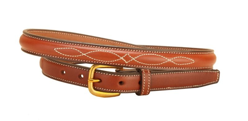 Tory Leather Fancy Stitched Belt