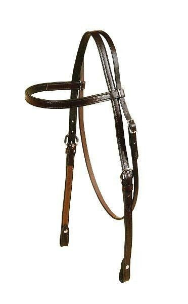 Tory Oversized BrowBand Headstall Oversize Bk/Gry