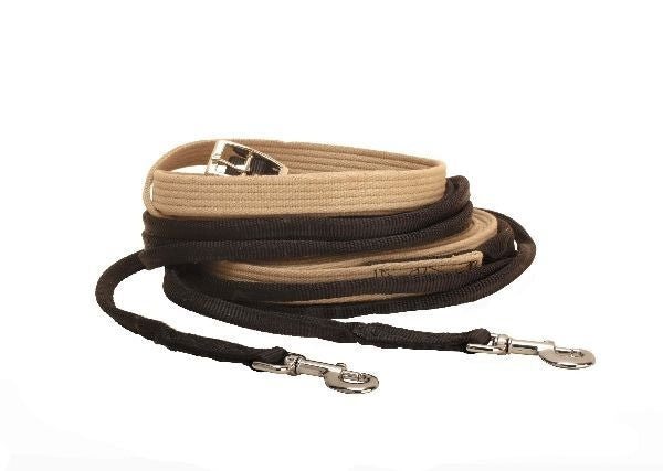 Tory Driving Reins Swivel Snaps/Center Buckles
