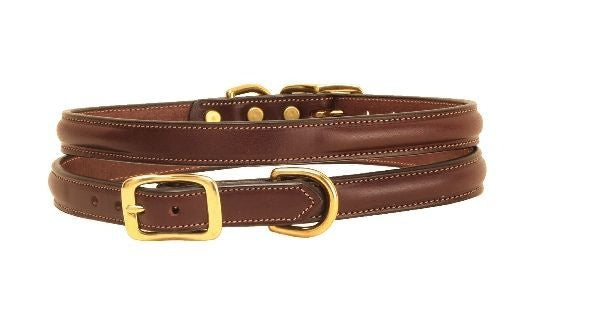 Tory Leather Dog Collar