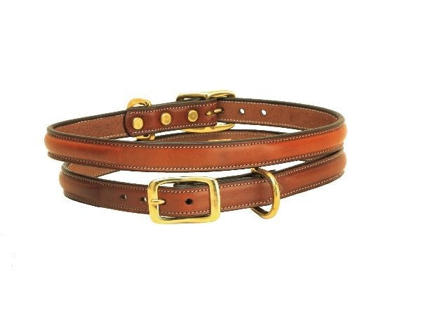 Tory Leather Dog Collar