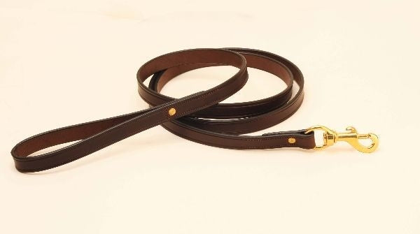 Tory Plain Creased Dog Leash 3/4Inx6Ft Hav