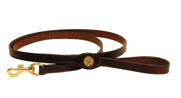 Tory Shot Shell Dog Leash Havana
