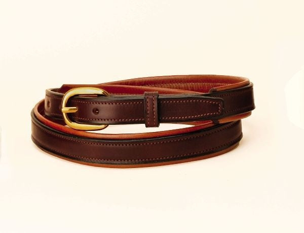 Tory 3/4In 2-Tone Padded Belt 24 Oakbark/Navy