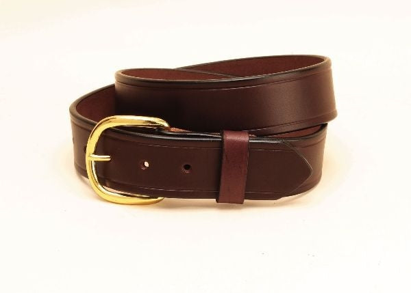 Tory 1 1/2In Plain Belt With Brass Buckle 32 Havana