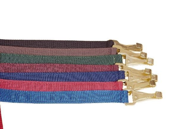 Tory Nylon Rope Draw Reins - Rein Snaps Blk/Gry