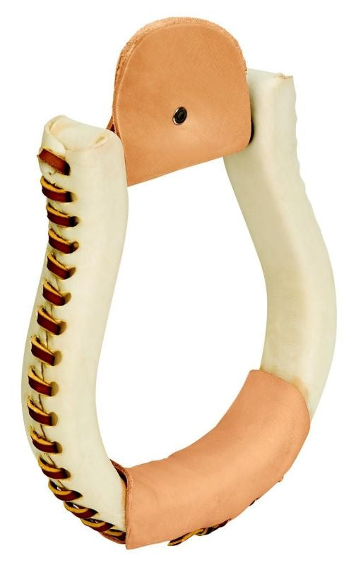 Weaver Leather Rawhide Oxbow Stirrups 4.5W 3 Neck