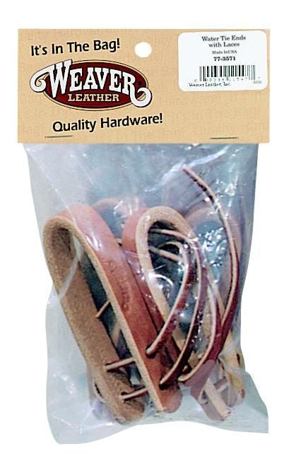 Weaver Water Tie Ends With Laces 2 Pack 5/8 Burgundy