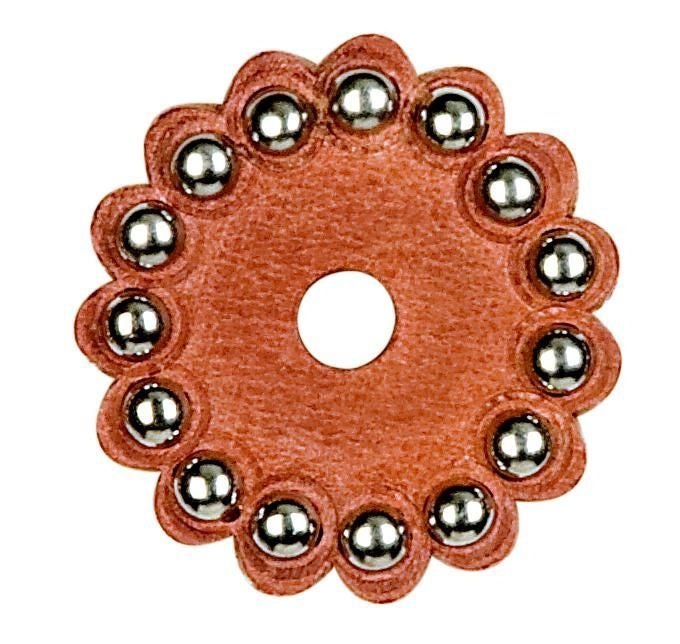 Weaver Leather Replacement Leather Rosette Russet