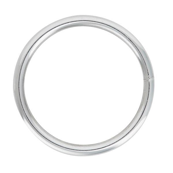 Weaver Leather 2 O Ring Nickel Plated 6.6mm