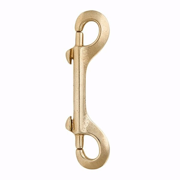 Weaver Leather Double End Snap 4.5 Solid Brass