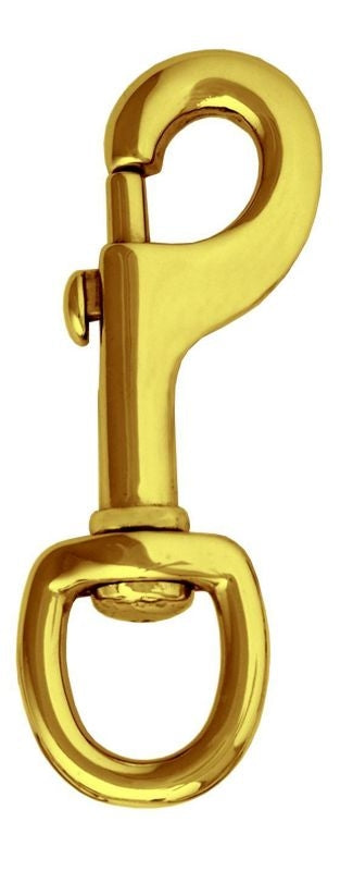 Weaver Leather Round Swivel Snap Brass