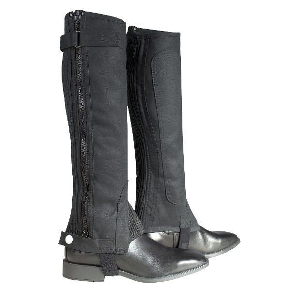 HorZe Amara Chaps With Rib MD Wide Black