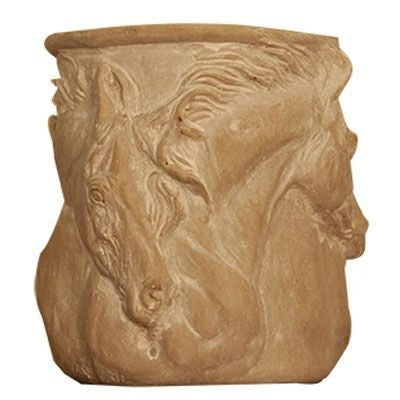 Horse Motif Planter Pot