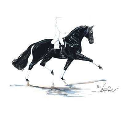 Las Vegas Dressage By Jan Kunster 7.75x11.75