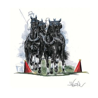 Quadro Driving By Jan Kunster 19.75 x 27.5