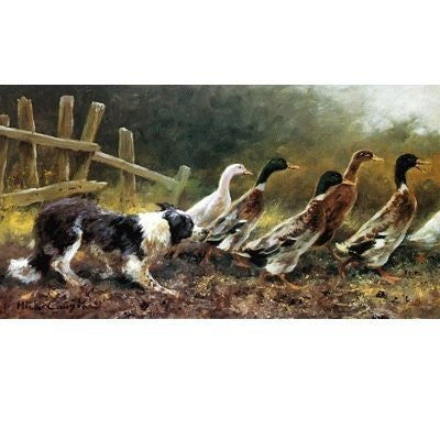 Runners By Mick Cawston 13.5 x 7