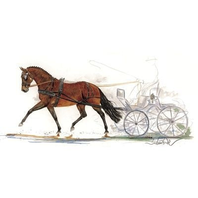 Stefano Driving By Jan Kunster 19.75 x 27.5