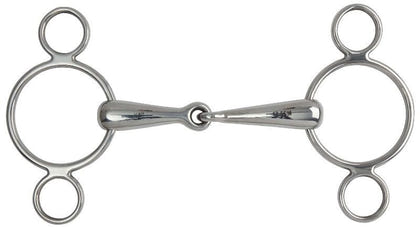 Shires Hollow Mouth Two Ring Gag