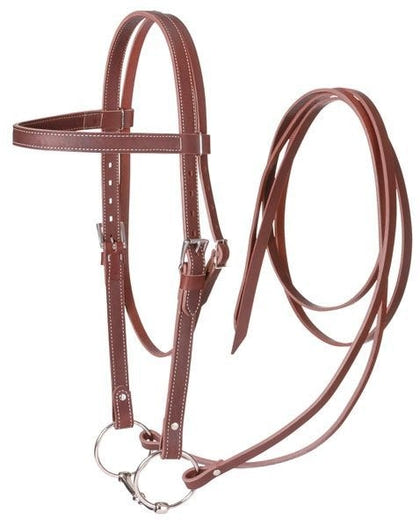 King Series Draft Horse Leather Bridle
