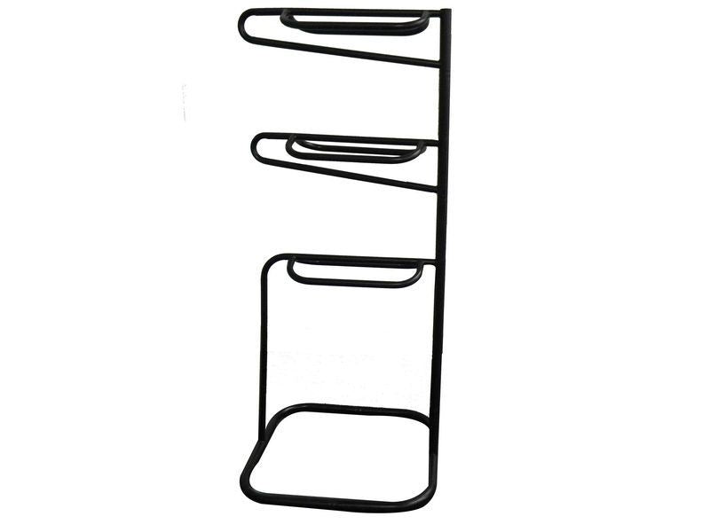 Lightweight 3-Tier Saddle Rack Black