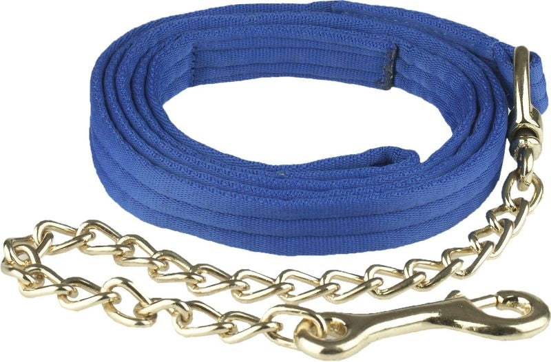 HorZe Cushion Web Lead Shank - Single Chain Blue